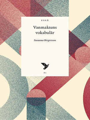 cover image of Vanmaktens vokabulär